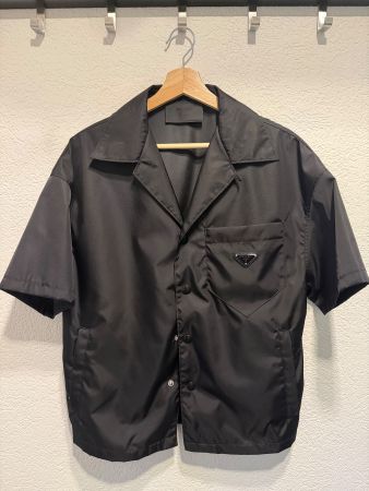 Prada Re-Nylon Shirt Black