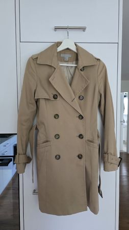 H&M Trenchcoat Beige, Grösse 34
