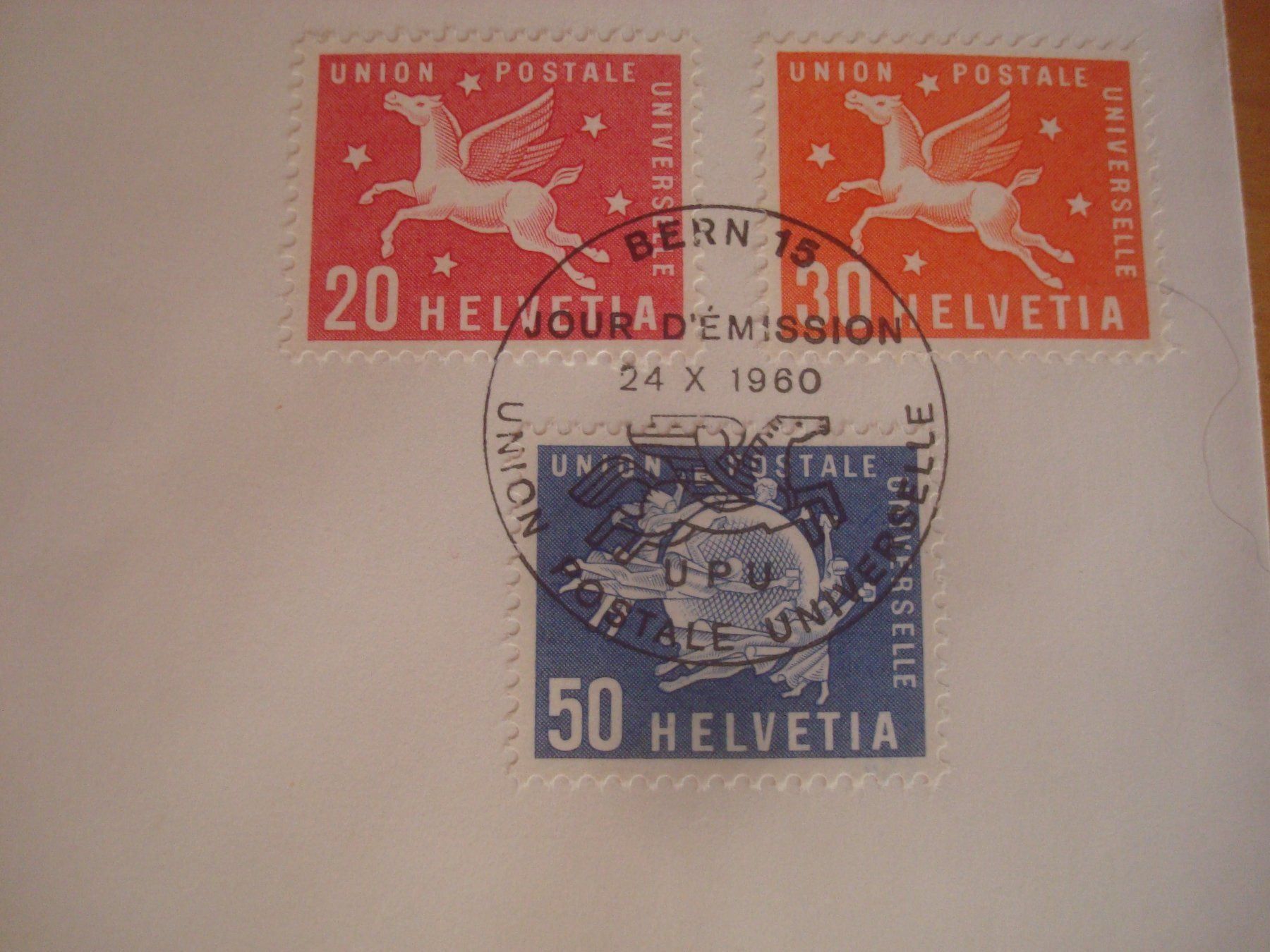 Tutti i francobolli: GA 1960 FDC UPU Union Postale Universelle – Usato da Gordola venduto da Polentaefung 2