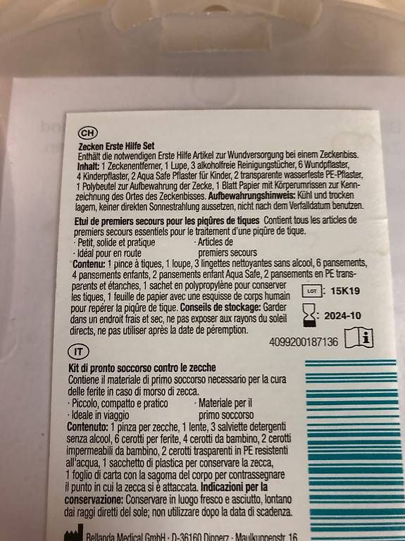 Verbandkästen: Zecken 1. Hilfe Set NEU – Gebraucht aus Villnachern von focusride 1