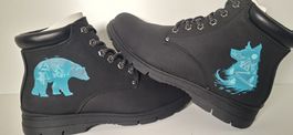 Wolf and bear shoes