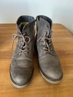 Stiefeletten Camel Active Leder Grau/Braun Grösse 6,1/2