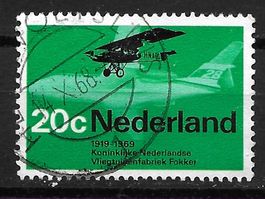 Niederlande 1968: Flugzeuge Fokker F.II und Fokker F-28