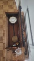 Antike Wanduhr 1890-1910 Müller Schlenker Vintage Uhr