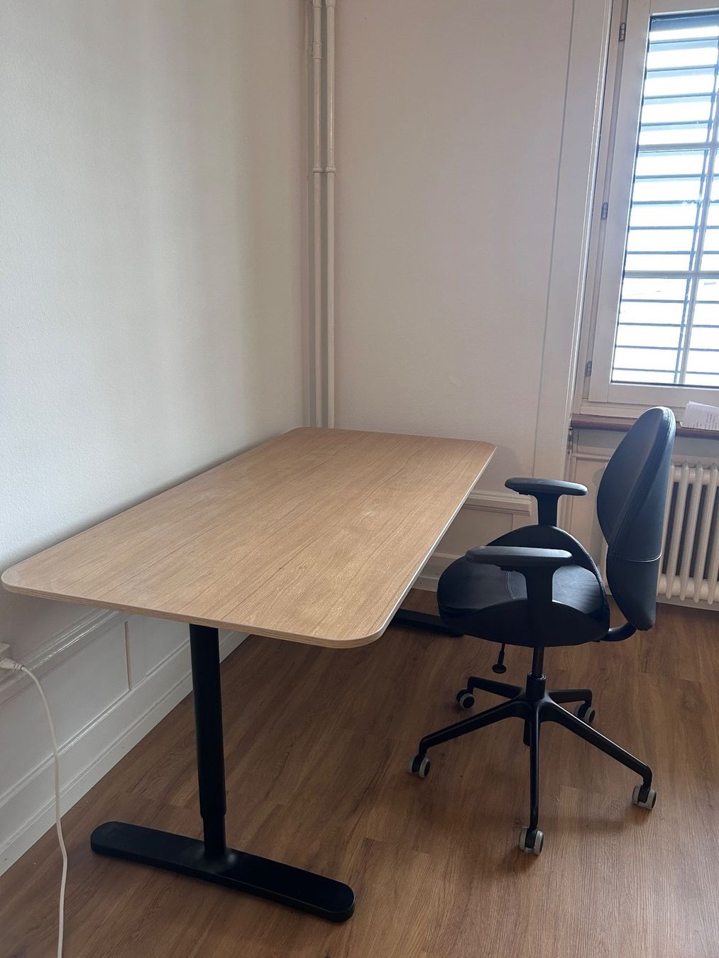 Ikea Sedie: IKEA Hattefjäll Bürostuhl, mattschwarz – Usato da St. Gallen venduto da jan_hx2p 1