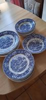 Teller Blaues.  nicht gebraucht