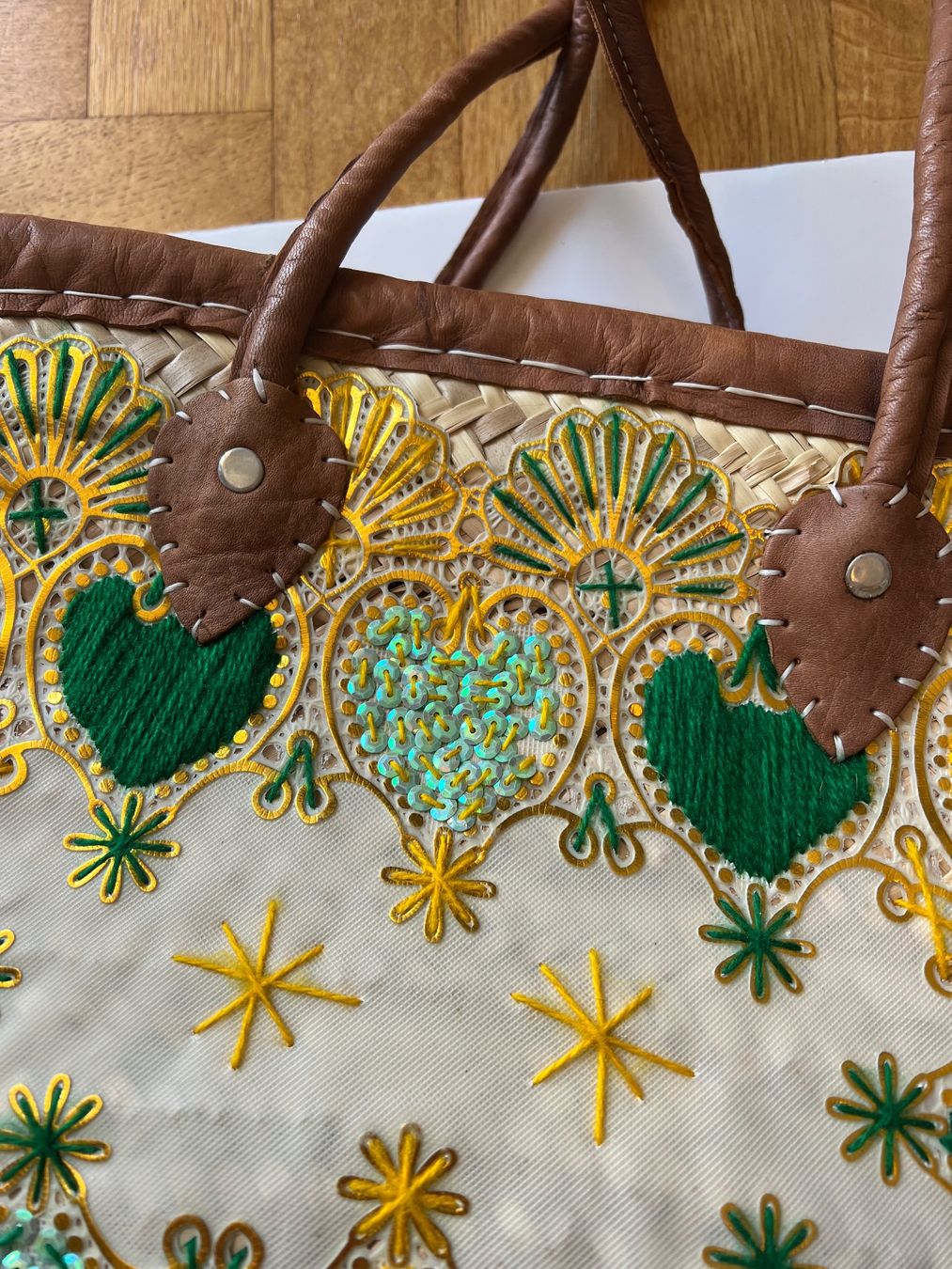 Sonstiges für Haushalt & Wohnen: Panier brodé – Neu (gemäss Beschreibung) aus Neuchâtel von Thesebootsaremadeforwalking 1