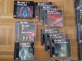 35 Hörbuch-CD's von "Die drei ???"