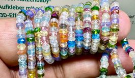 Natürliche Multicolor-Edelstein -Strang – facettierte