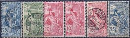 6 UPU 1900, du 77A au 79B  * * / o