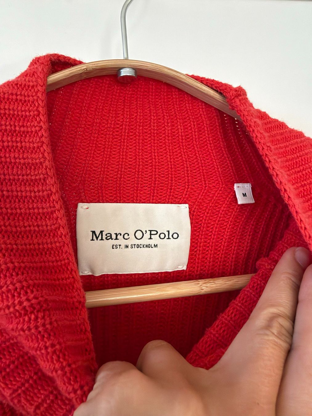 Pullover & Sweatshirts: Marc O’Polo Baumwollpullover rot, Gr. M – Gebraucht aus Neukirch an der Thur von foundby. 1