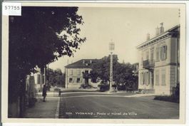 Yvonand - Poste et Hotel de Ville - animee