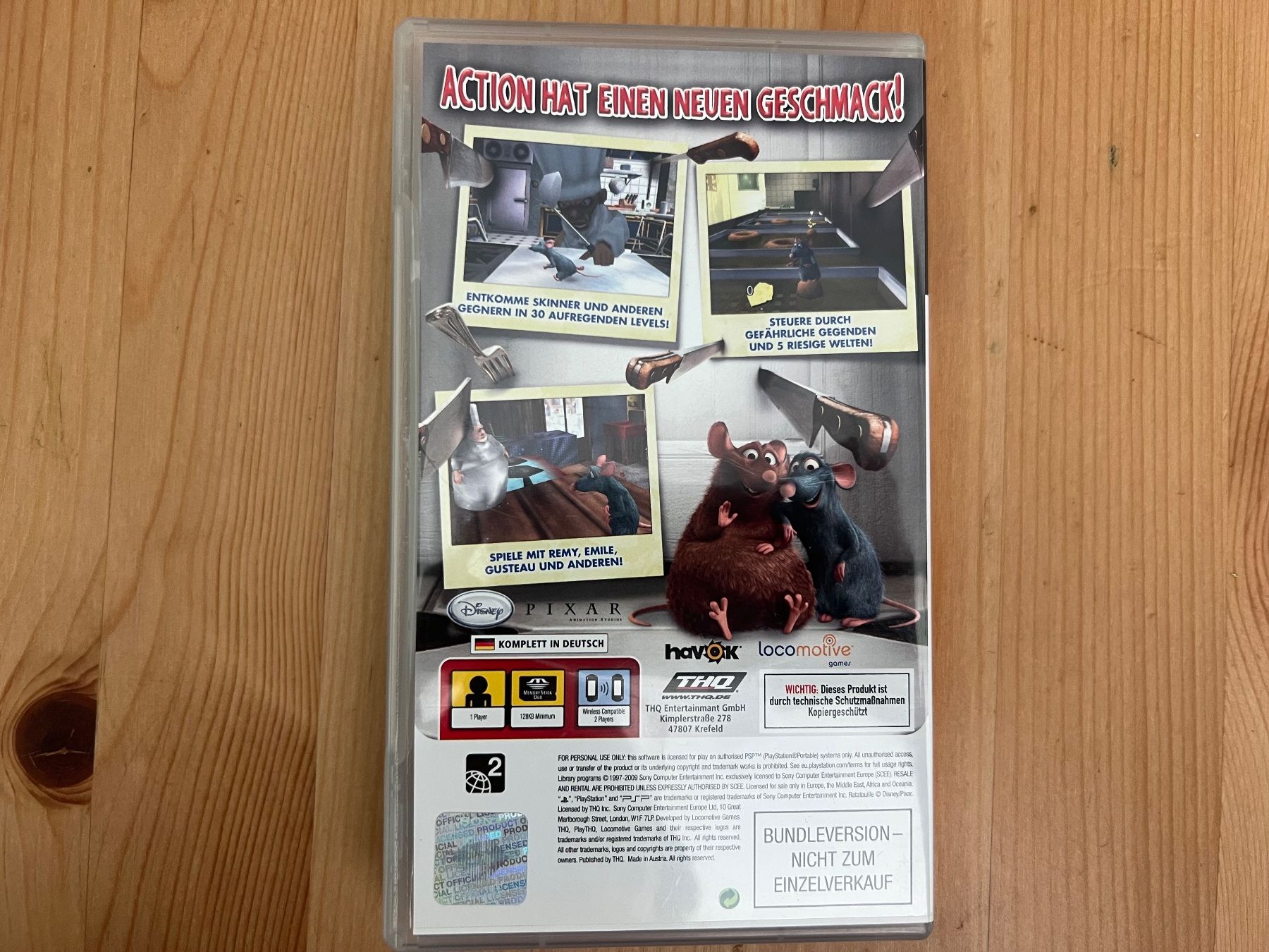 Sony Jeux: PSP Disney Pixar Ratatouille – D'occasion à st.gallen par SoCre75 2