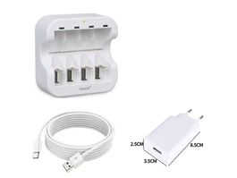 Charger, Lader für aufladbare Hixon AAA/AA Lithium Batterien