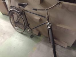 Antikes Herrenfahrrad Meister mit Ledersattel Brooks