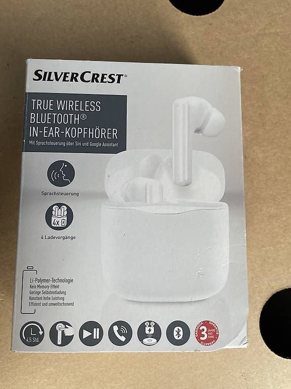 Kopfhörer: SilverCrest True Wireless Bluetooth In-Ear-Kopfhörer  – Gebraucht aus Buchs SG von auchan2008