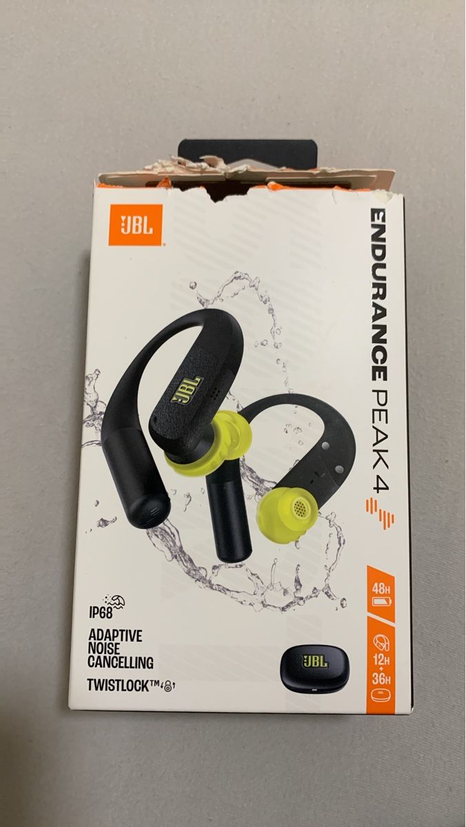Caricabatterie: JBL Endurance Peak 4 - Wireless Earbuds - Waterproof! – Usato da Courtételle venduto da md1_xt9d