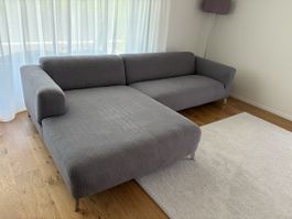 Ecksofa grau Rolf Benz Freistil