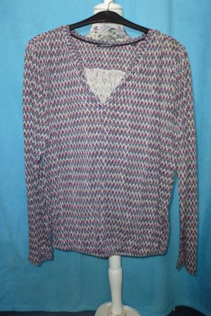 MARC O POLO BLUSE VISCOSE LANGARM GUMMIZUG GR L NEU EDEL