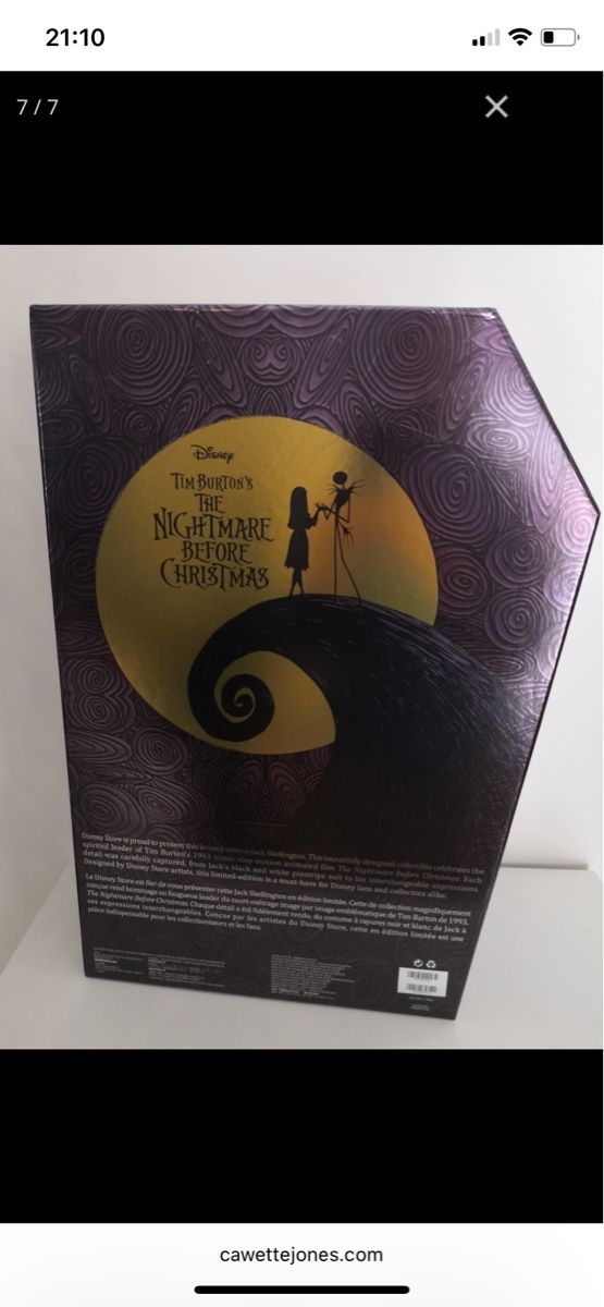 Disney Bambole: Jack Skellington 25 Anniversary - Nightmare Before Christm – Nuovo e nell'imballaggio originale da Zürich venduto da tos_mht7 5