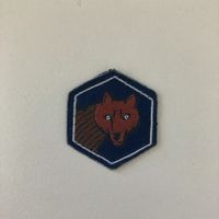 Wolfsstufe Abzeichen: Jungwolf (Stoff)