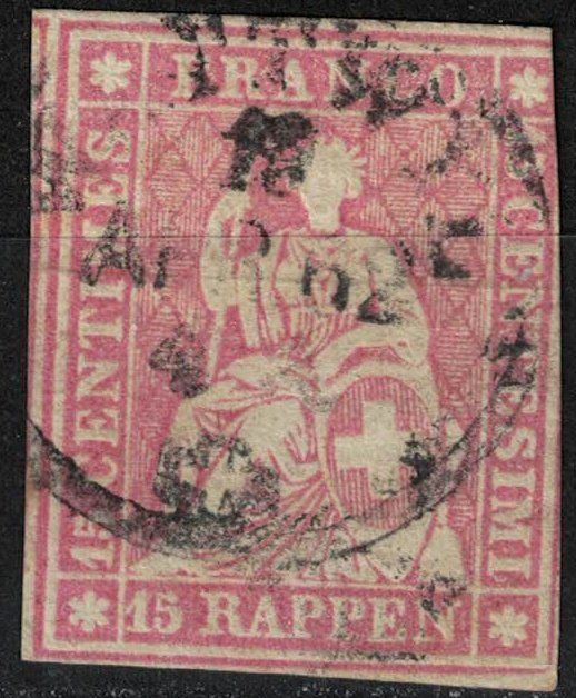 Tous les timbres: Strubel 24 gestempelt – D'occasion à Bern par bae_958f