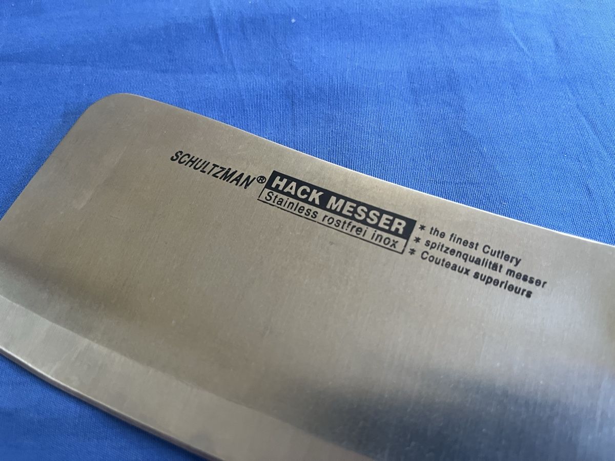 Küchenmesser: Hackmesser Schultzman Made in Germany – Gebraucht aus Romanshorn von Apfelschuss 3