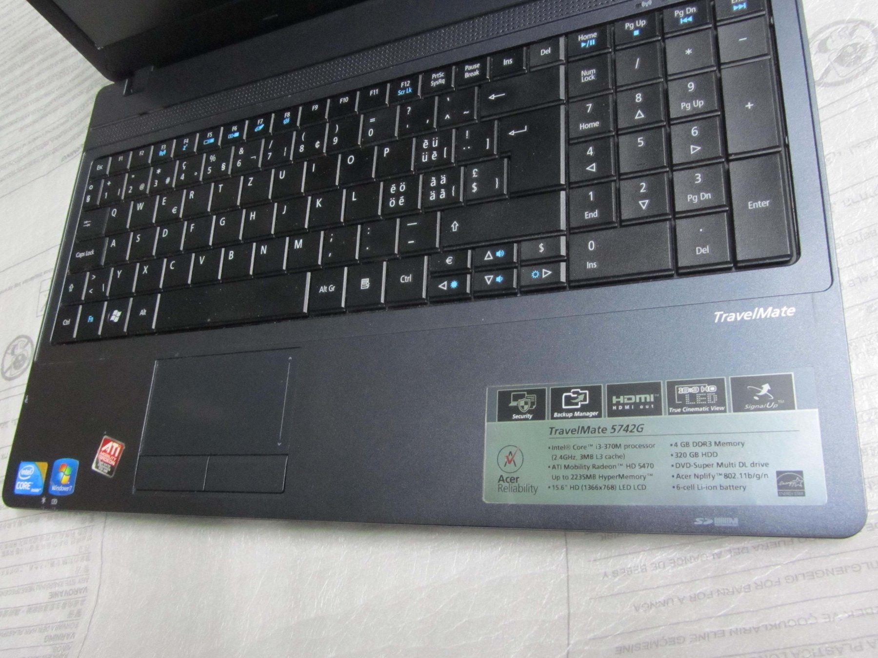 Acer Notebook: Acer TravelMate 5742G – Difettoso da moosseedorf venduto da RTN10 1
