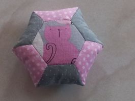 Süsse Katzen Nadelkissen, Handarbeit, Patchwork