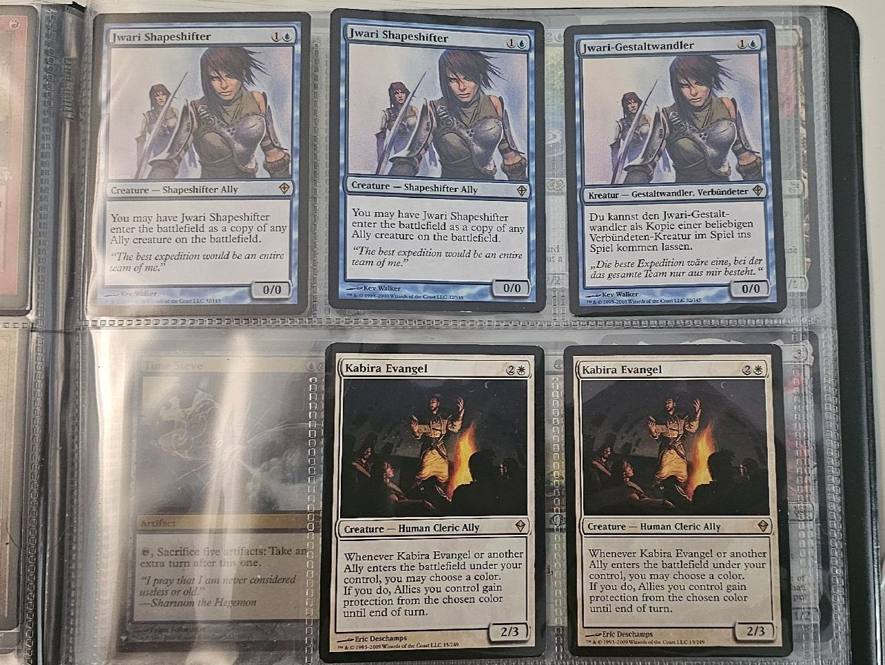 Magic The Gathering Carte collezionabili: 2x Kibari Evangel & 3x Jwari Shapeshifter – Usato da Zürich venduto da CoolerTyp98