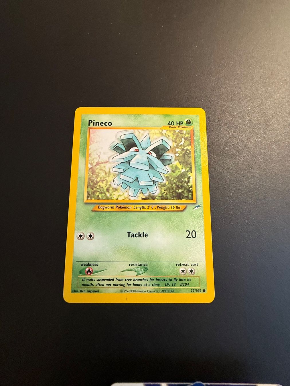 Pokémon Carte collezionabili: Pineco 77/105 Neo Destiny – Usato da Zürich venduto da pokemon_cards