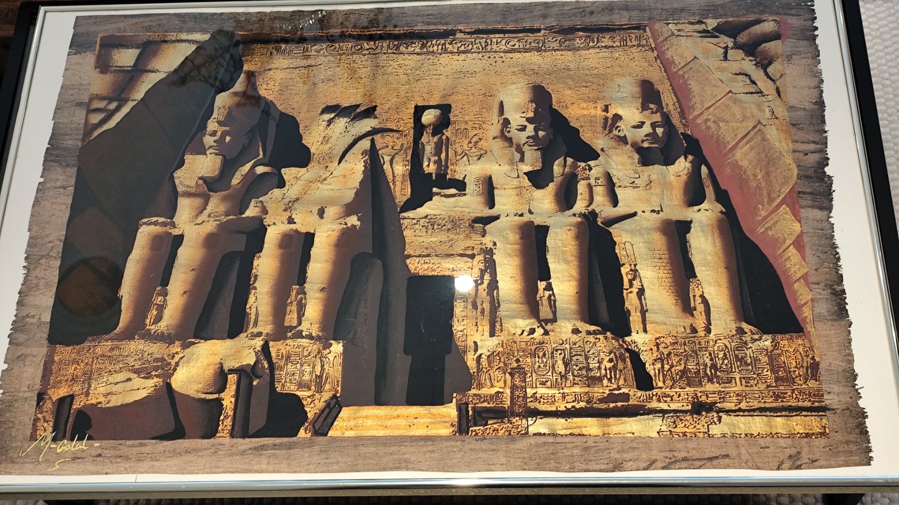 Foto & Immagini: Papyrus Bild Abu Simbel – Usato da Ruggell venduto da Martefilm