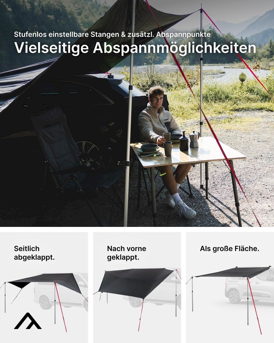 Verande & Tende da sole: Qeedo Motor Tarp Universal Vorzelt – Nuovo e nell'imballaggio originale da Bottighofen venduto da zaap 3