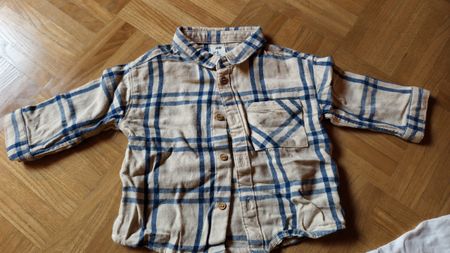 H&M Baby Hemd Grösse 68, Kariert, Top Zustand für Herbst!