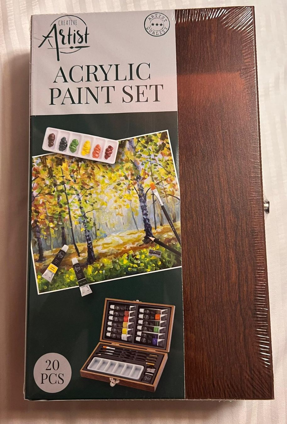 Colori: Acrylfarbe Set 20teilig in Holzbox – Nuovo e nell'imballaggio originale da Oberhünigen venduto da Lagertha84 1