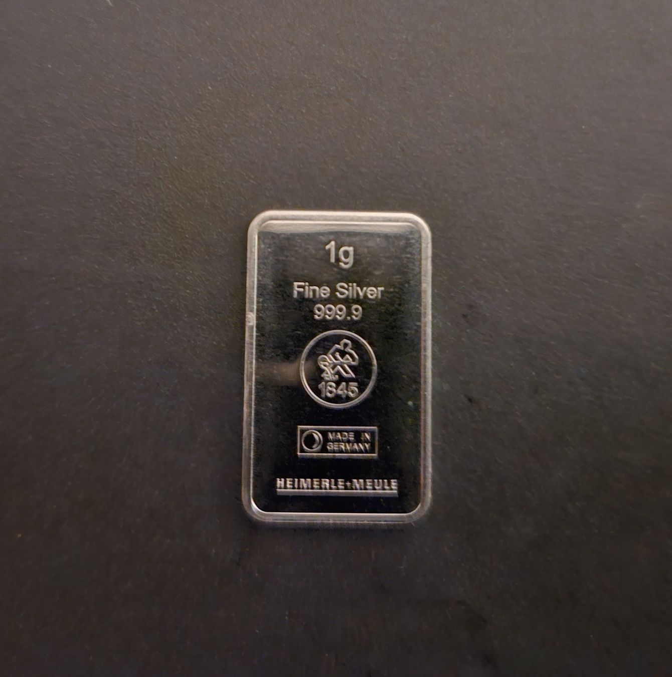 Edelmetalle: Silberbarren 1 Gramm – Neu (gemäss Beschreibung) aus Winterthur von ManuM88