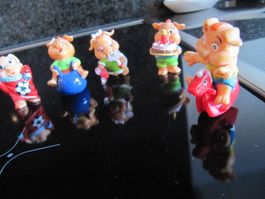 ferrero kinder 9 figuren Pinky Piggys - 2000