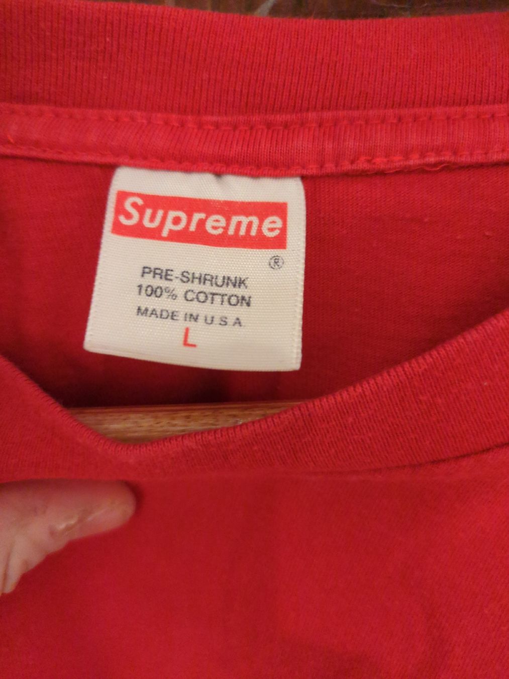 T-Shirts: Supreme Motion Logo Tee, Red, Size L, Great Condition – Gebraucht aus Meilen von Jbm1986 1