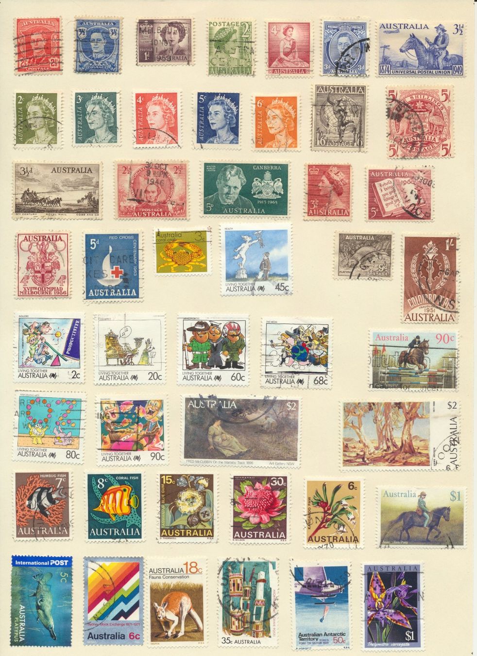 Tutti i francobolli: Alt - Australien, Interessantes Lot – Usato da Winterthur venduto da Zupogeru 5