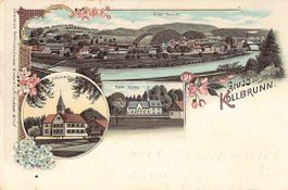 Schöne alte Postkarte GRUSS aus KOLLBRUNN