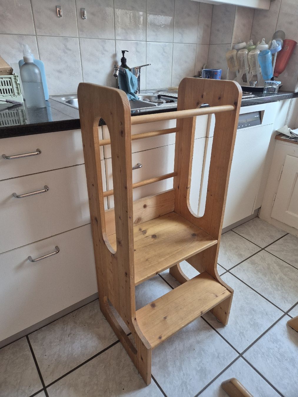 Treppen: Holz Lernturm, Höhe ca. 100cm – Gebraucht aus Bern von Nadsc
