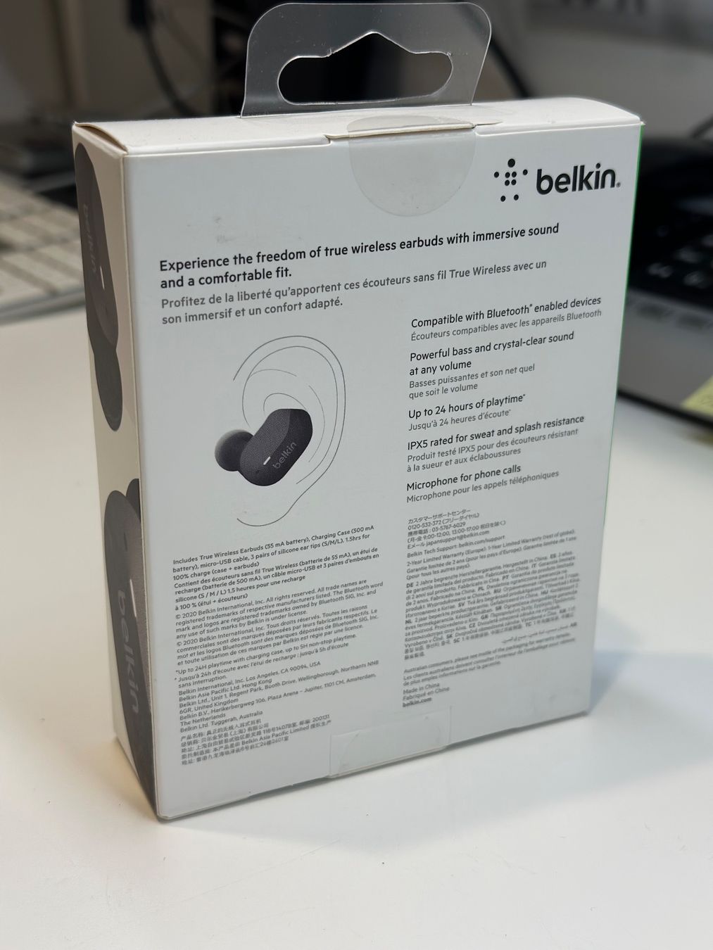 Belkin Cuffie: Belkin True Wireless Earbuds Kopfhörer – Nuovo e nell'imballaggio originale da Wolfhausen venduto da Foto-Brocki 2