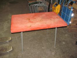 Gartentisch Blechtisch 70x113cm, OK - ev. Bigla ? Zustand OK