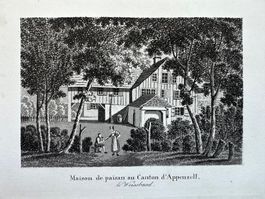 Weissbad Appenzell Aquatinta 1830