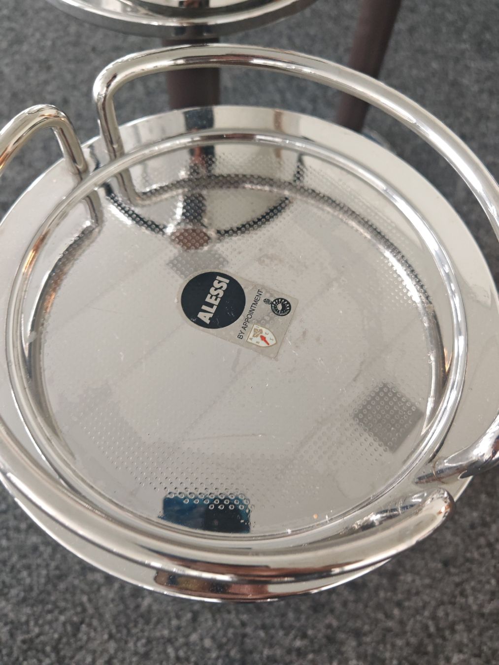 Alessi Weingestelle & -ständer: Alessi Ständer mit 1x Weinkühler + 1 Tablett – Gebraucht aus Unterlunkhofen von foexel88 1
