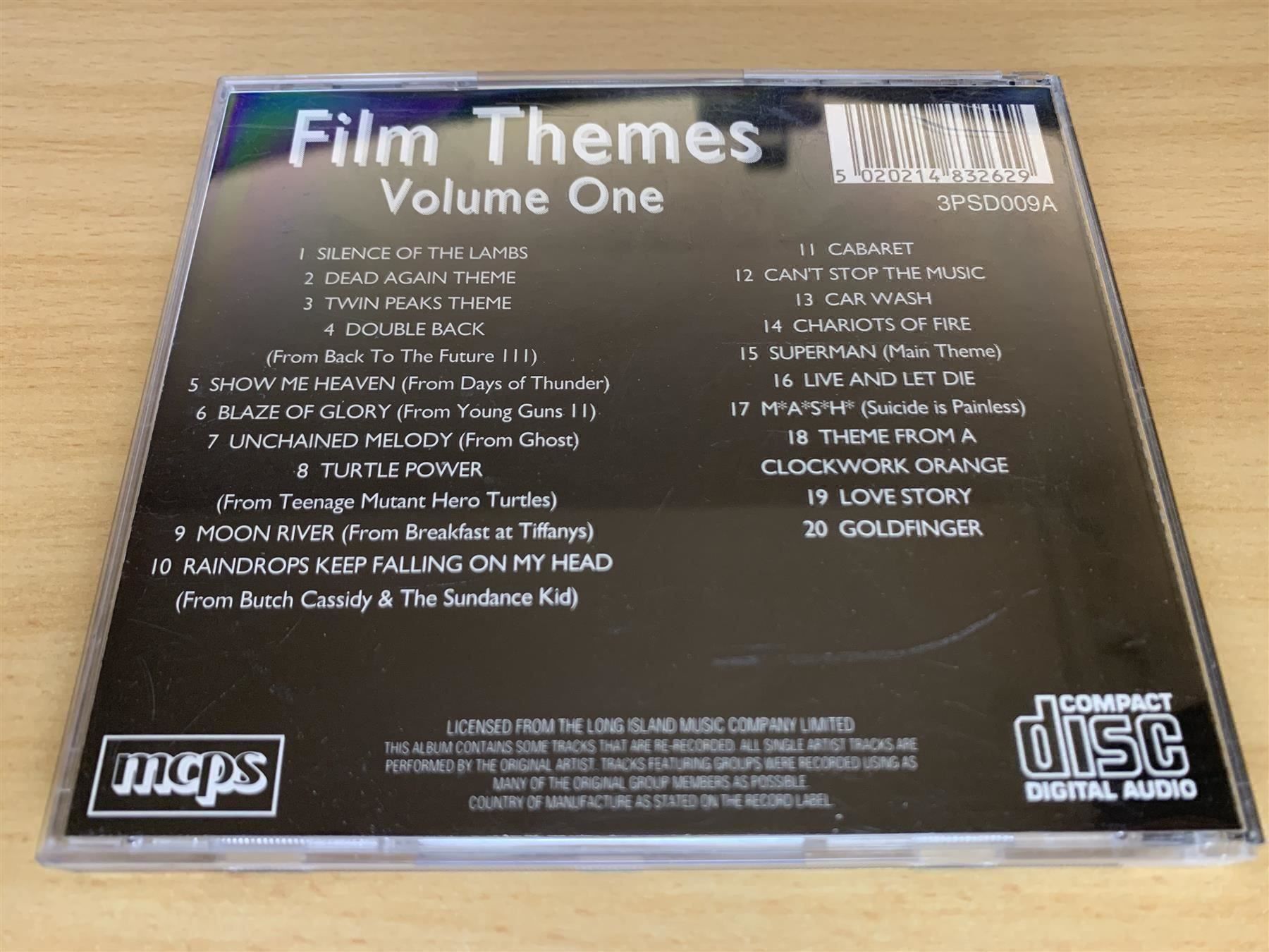 CDs: Various - Film Themes Disc One – Gebraucht aus Rikon im Tösstal von Alpenmutz 1
