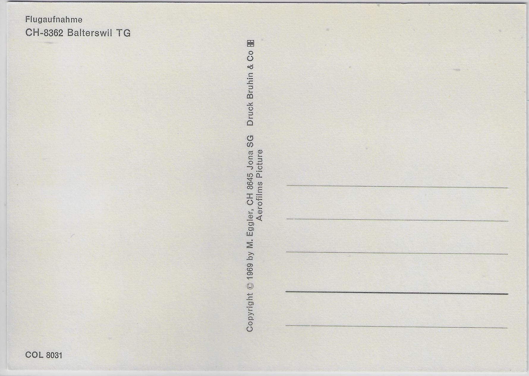 Cartoline postali: Flugaufnahme Balterswil TG – Antico da Ettingen venduto da Kartenplanet 1