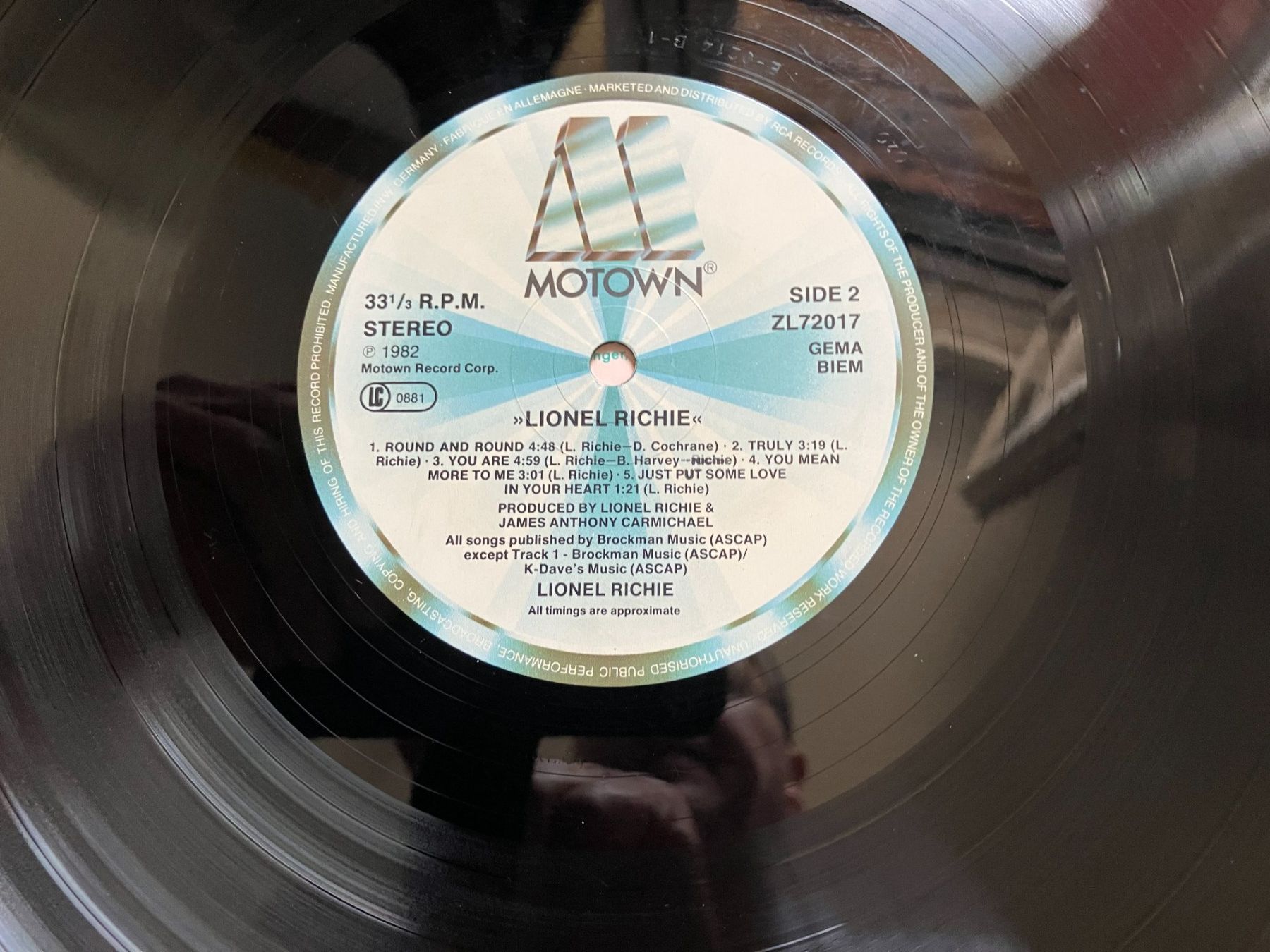 Schallplatten: Lionel Richie – Gebraucht aus Aarwangen von Jukebox3 8