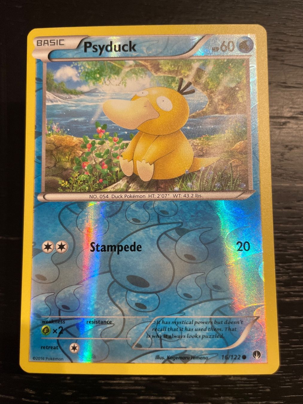 Pokémon Carte collezionabili: Pokemon Psyduck 16/122 reverse holo – Usato da Hugelshofen venduto da Suimosa