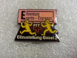 Ansteckpin 243: PTT Eilzustellung Basel 2